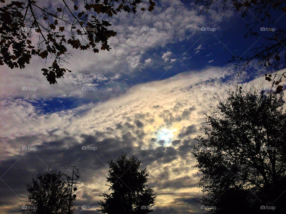 bavaria sky blue clouds by lexlebeur