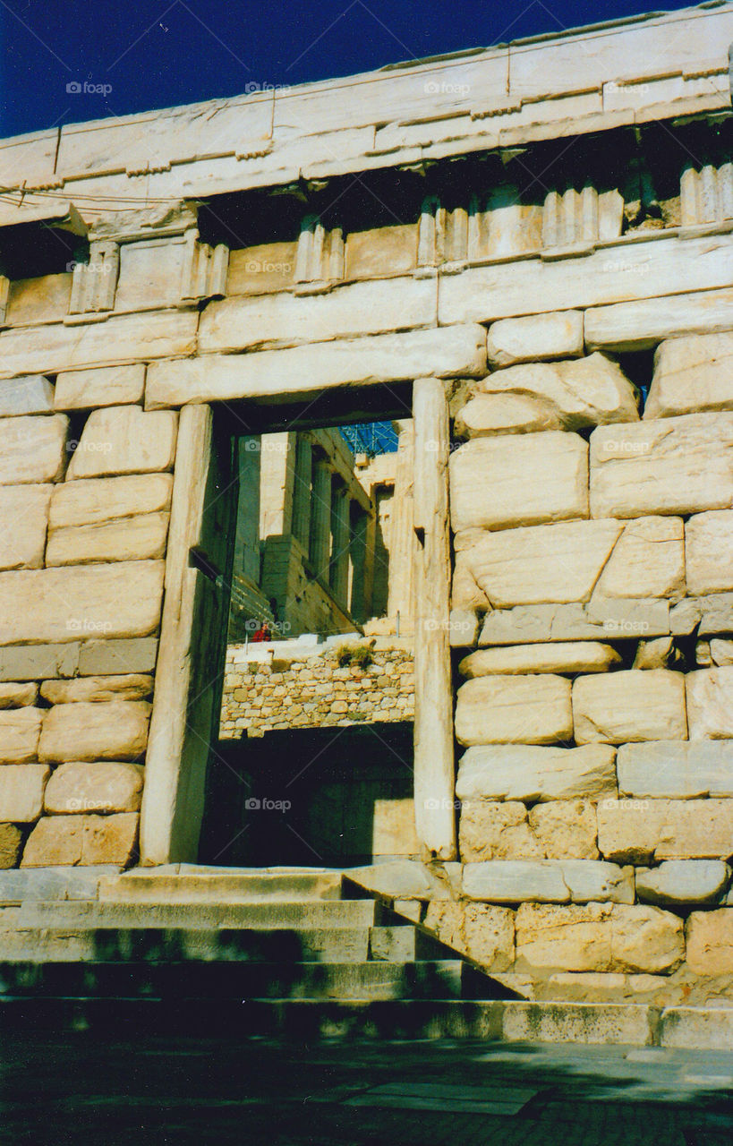 The Acropolis thru a doorway!