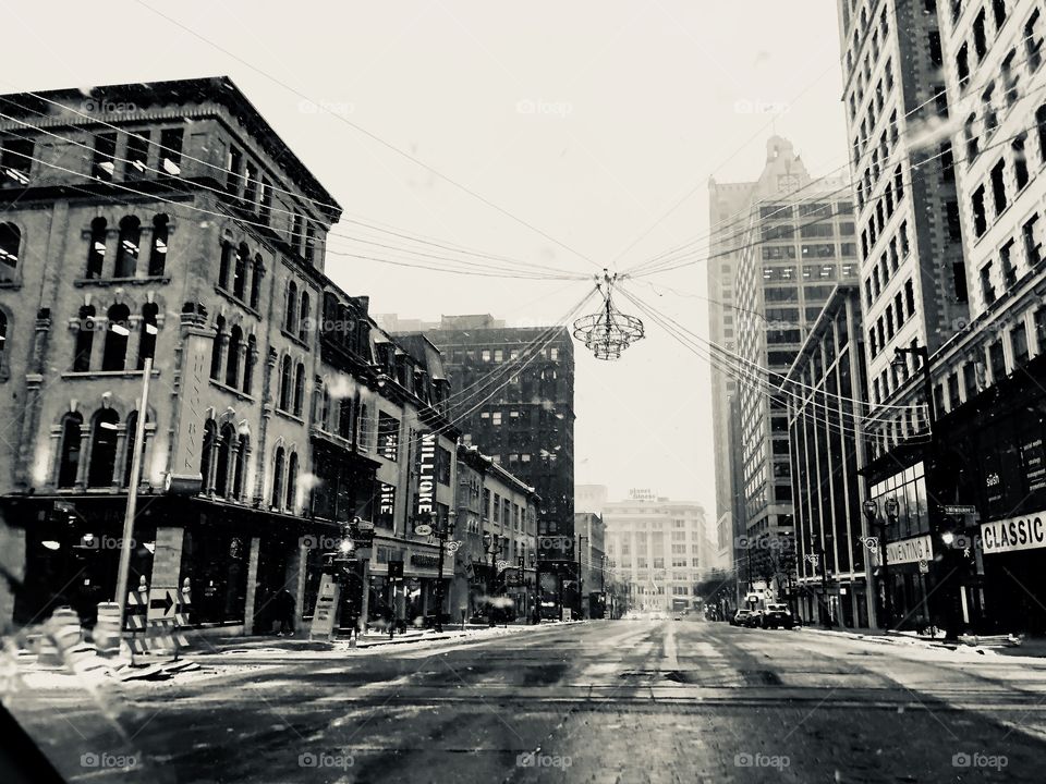 Milwaukee also has cloudy days in January. The city of every season. 