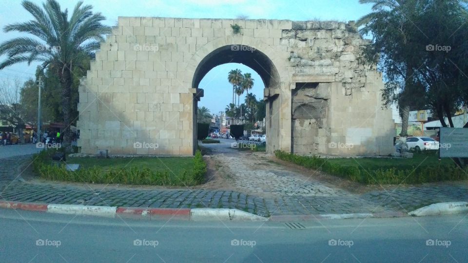 In the past was the city gate