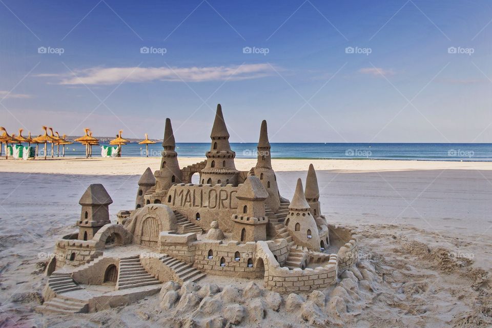 Mallorca sands castle . Sands castle
