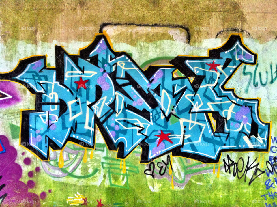 street wall grafitti art by perfexeon