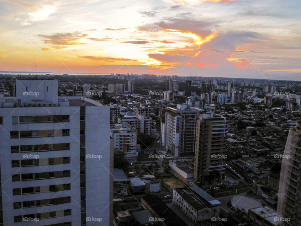 Sunset in Manaus 