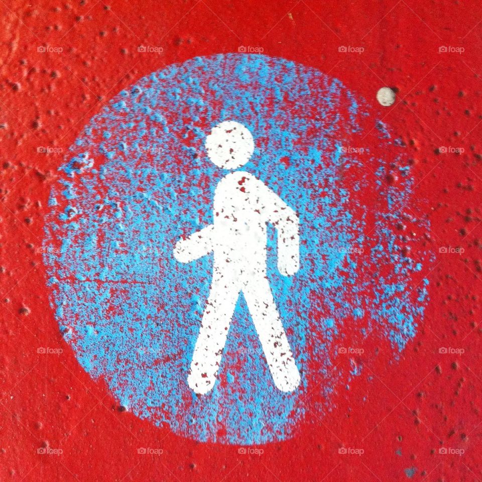 Walking sign