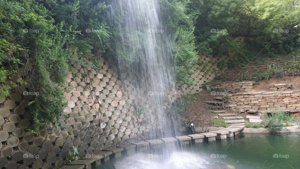 Water, Waterfall, River, Nature, Wood