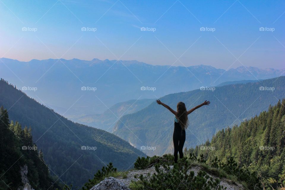 a sense of peace in the mountains