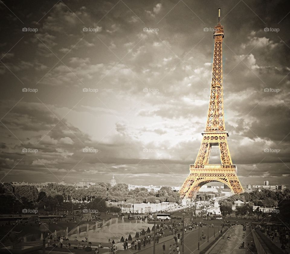 Sunset in Paris (ft. Eiffel tower)