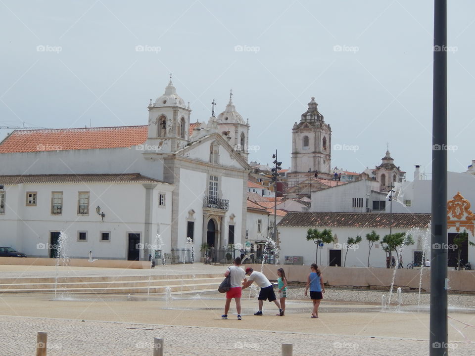 The beautiful cityscape of Lagos, Portugal 
