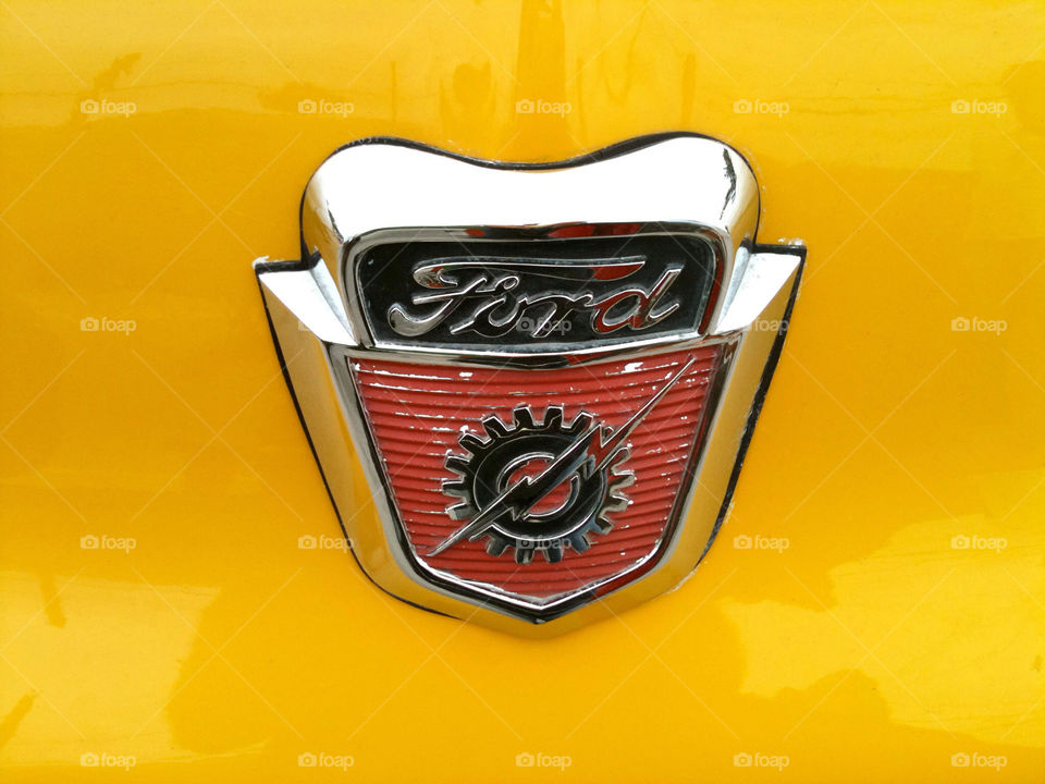 yellow ford truck logo by danielmorman