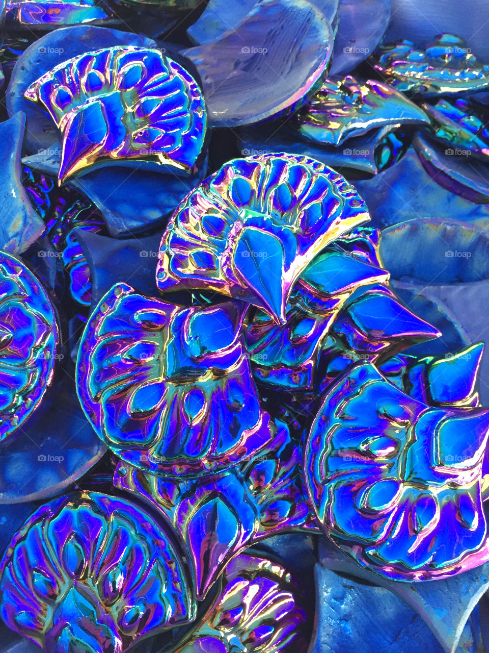 Tiles to decorate the statue of the great naga