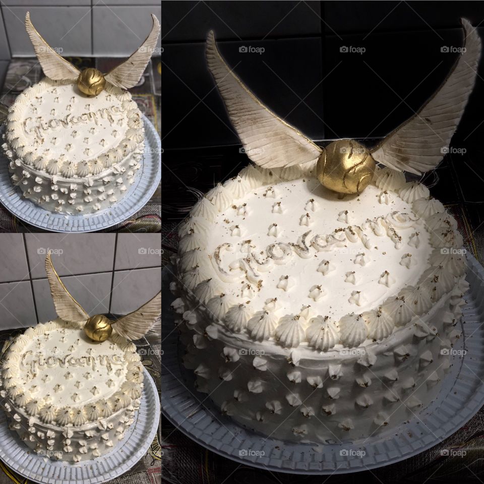 Gold Pomo Cake 😍