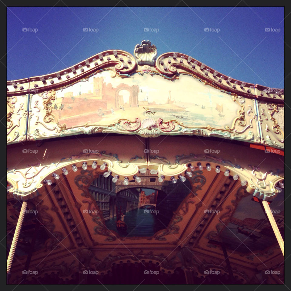 broken carousel