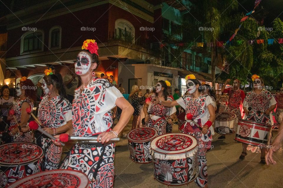 Festival de día de muertos en Sayulita