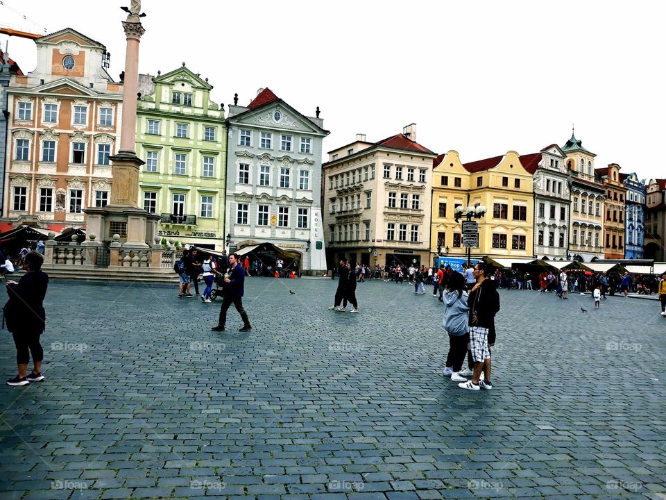 Open squares can take you in many directions, Prague