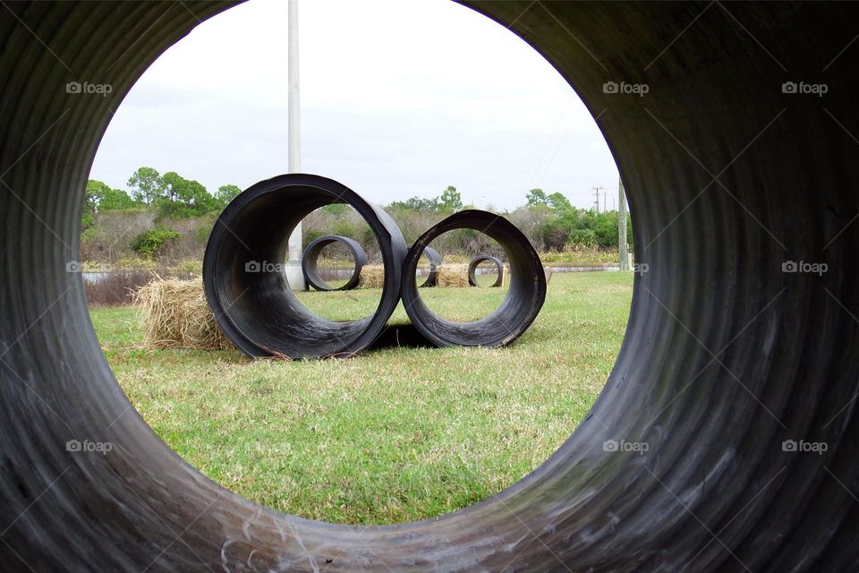 Big circles outside.