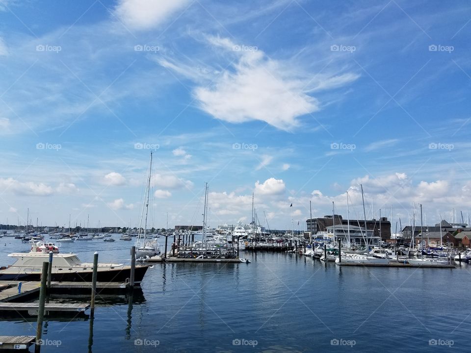 A dock in New England
