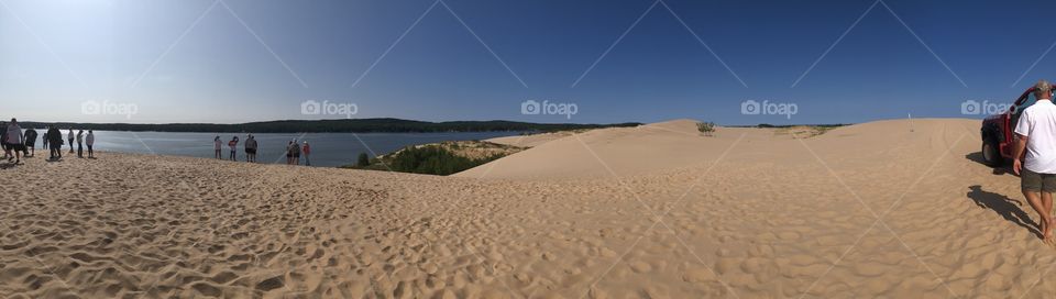 Sand dunes MI summer