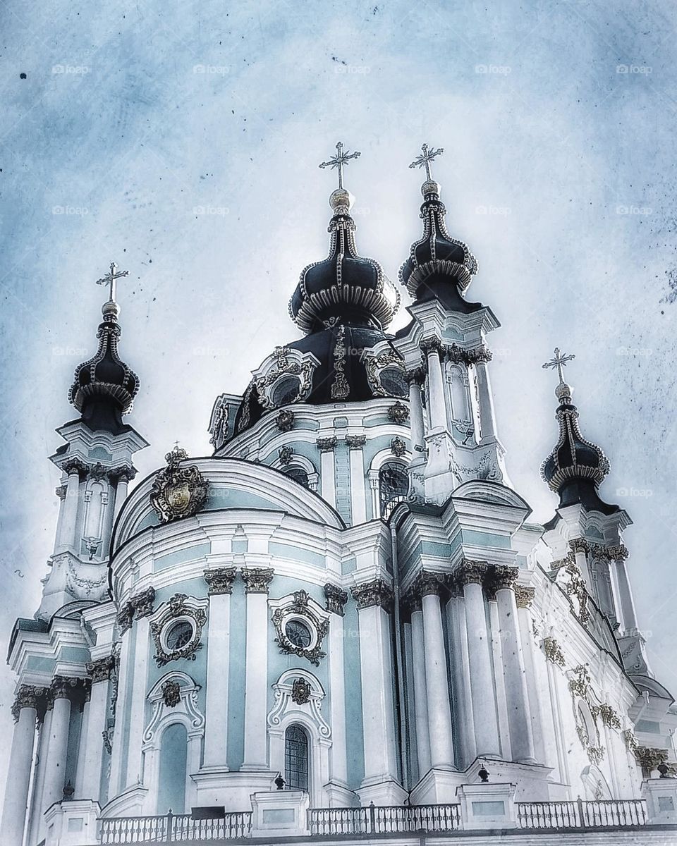 big beautiful cathedral in Kyiv