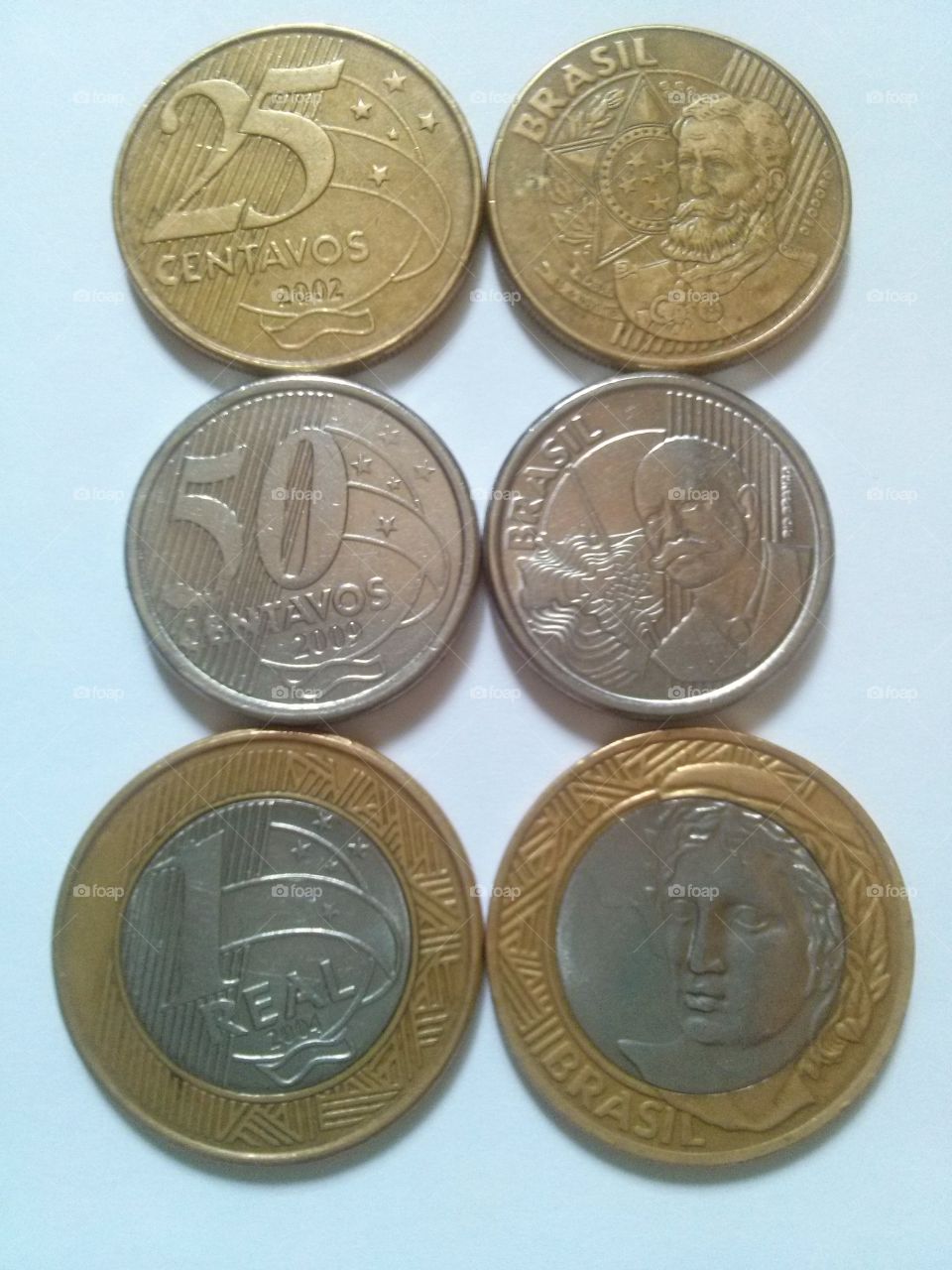 Brasilian coin money