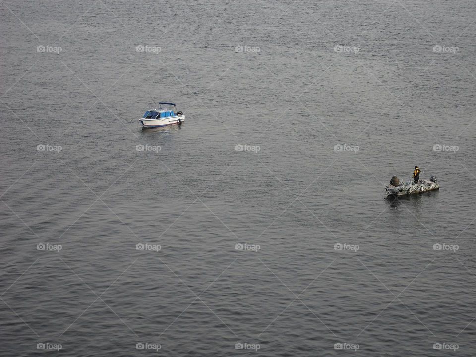 the Dnieper river in the city of Kyiv