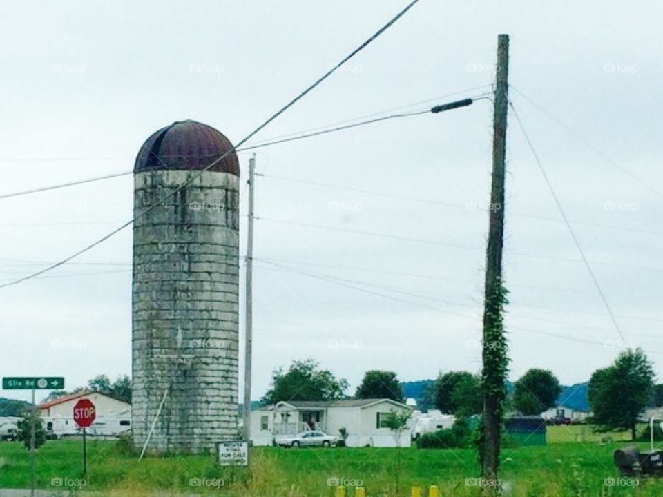 Aged silo