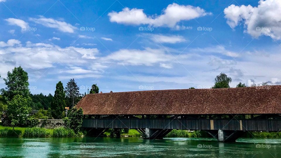 Holzbrücke Wangen an der Aare 
