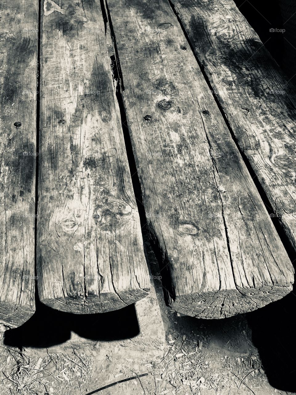 Mesa troncos 