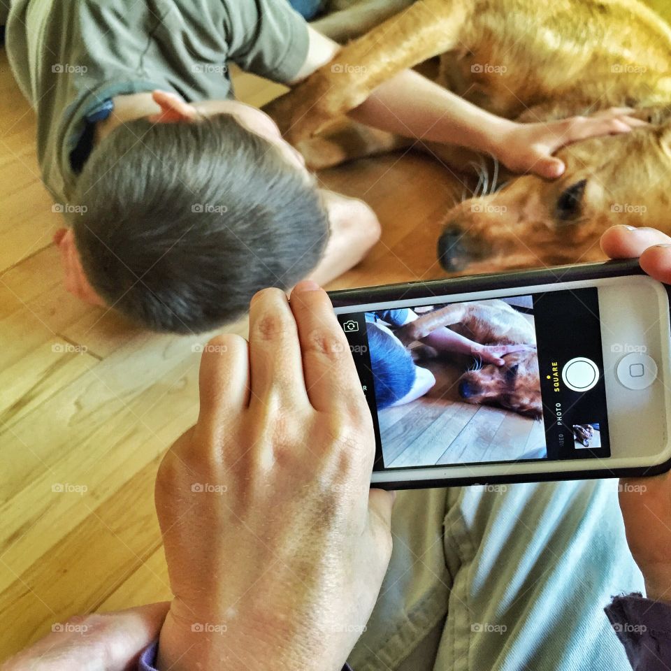 Picture the Boy and His Dog