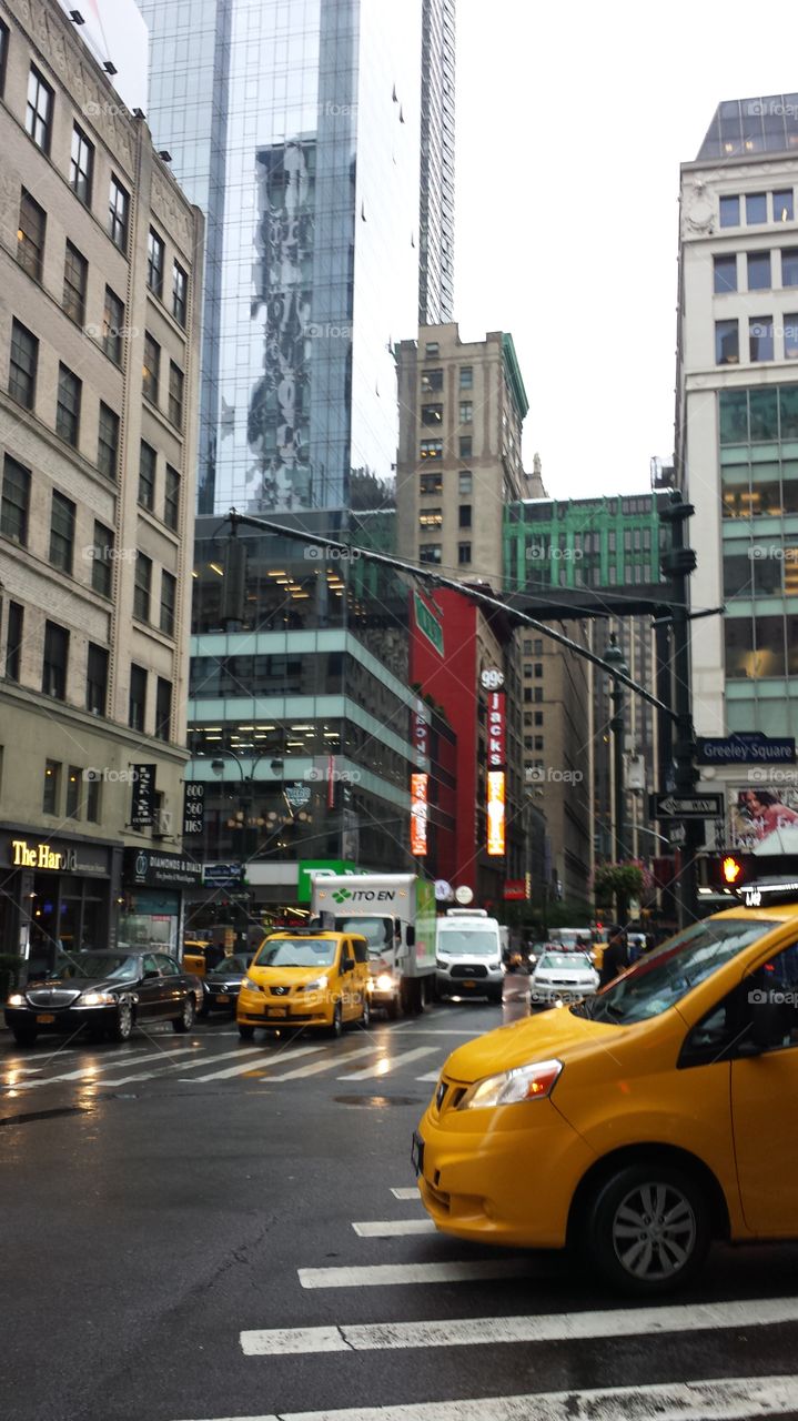 Autumn Rain Reflection