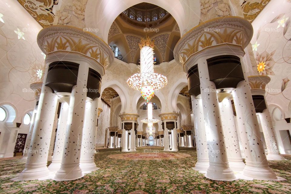 Architectural Marvels, Amazing White Mosque Architecture, Abu Dhabi