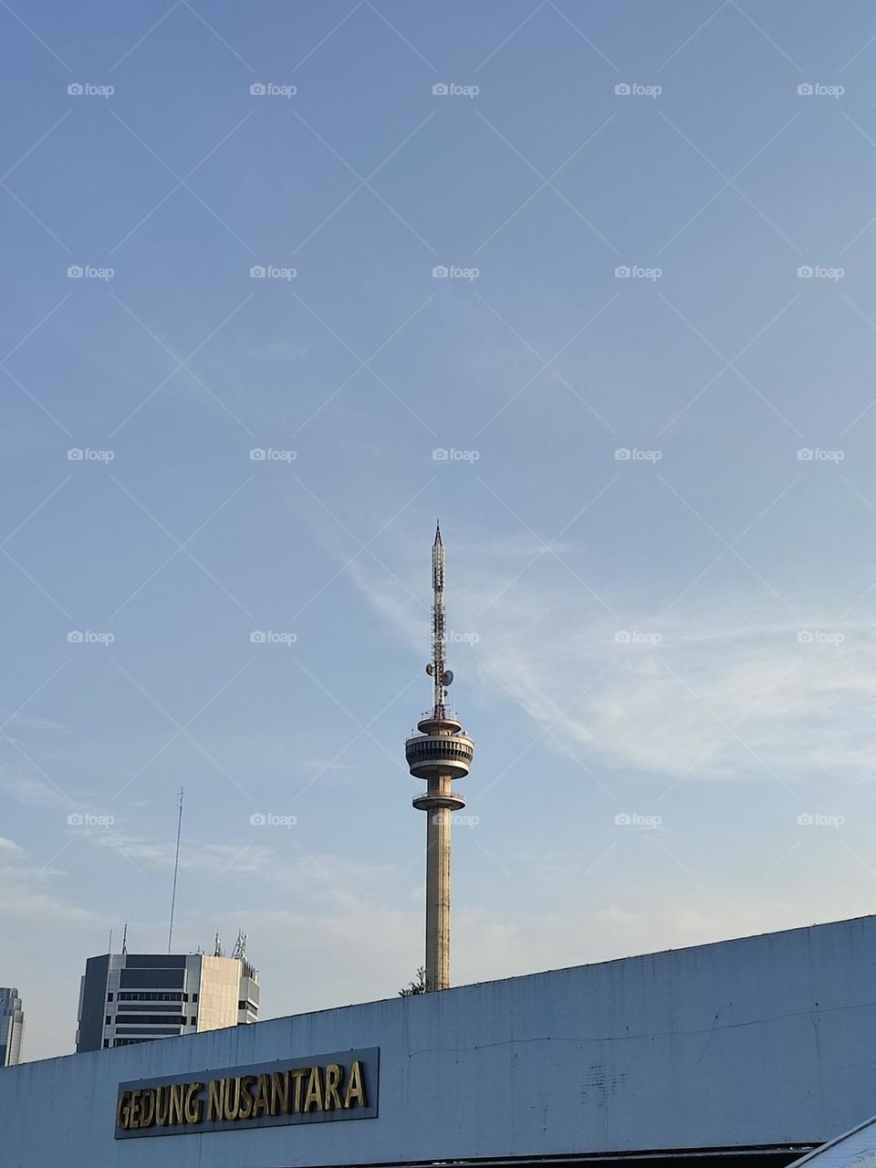 Government television broadcast tower in Jakarta