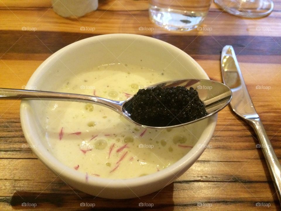 Spoonful of caviar 