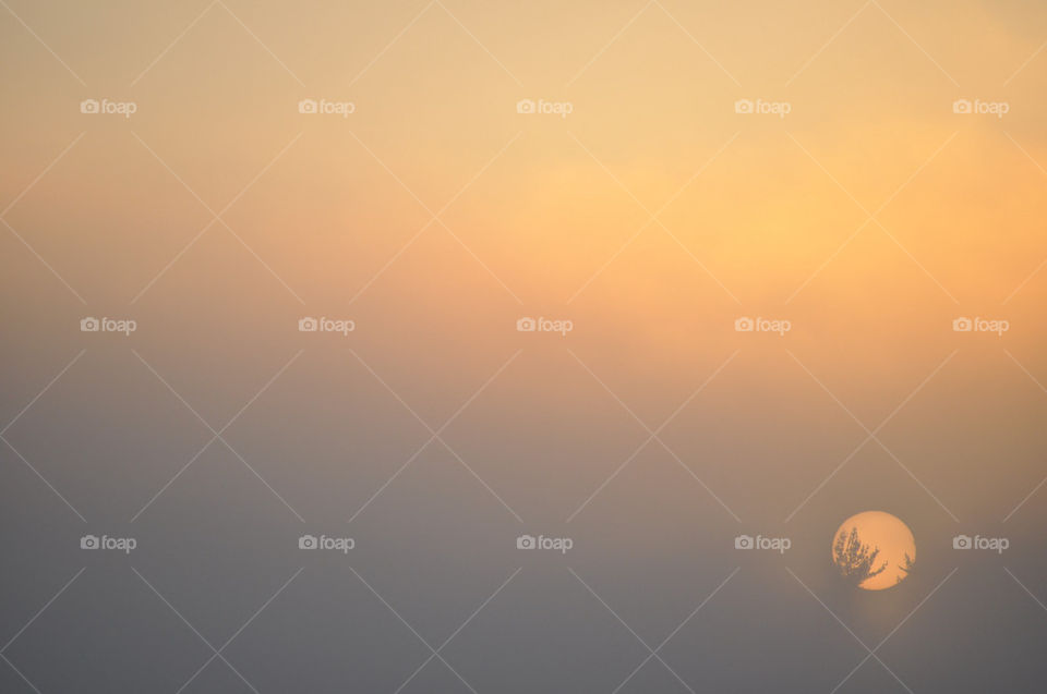 sky sun sunrise fog by refocusphoto