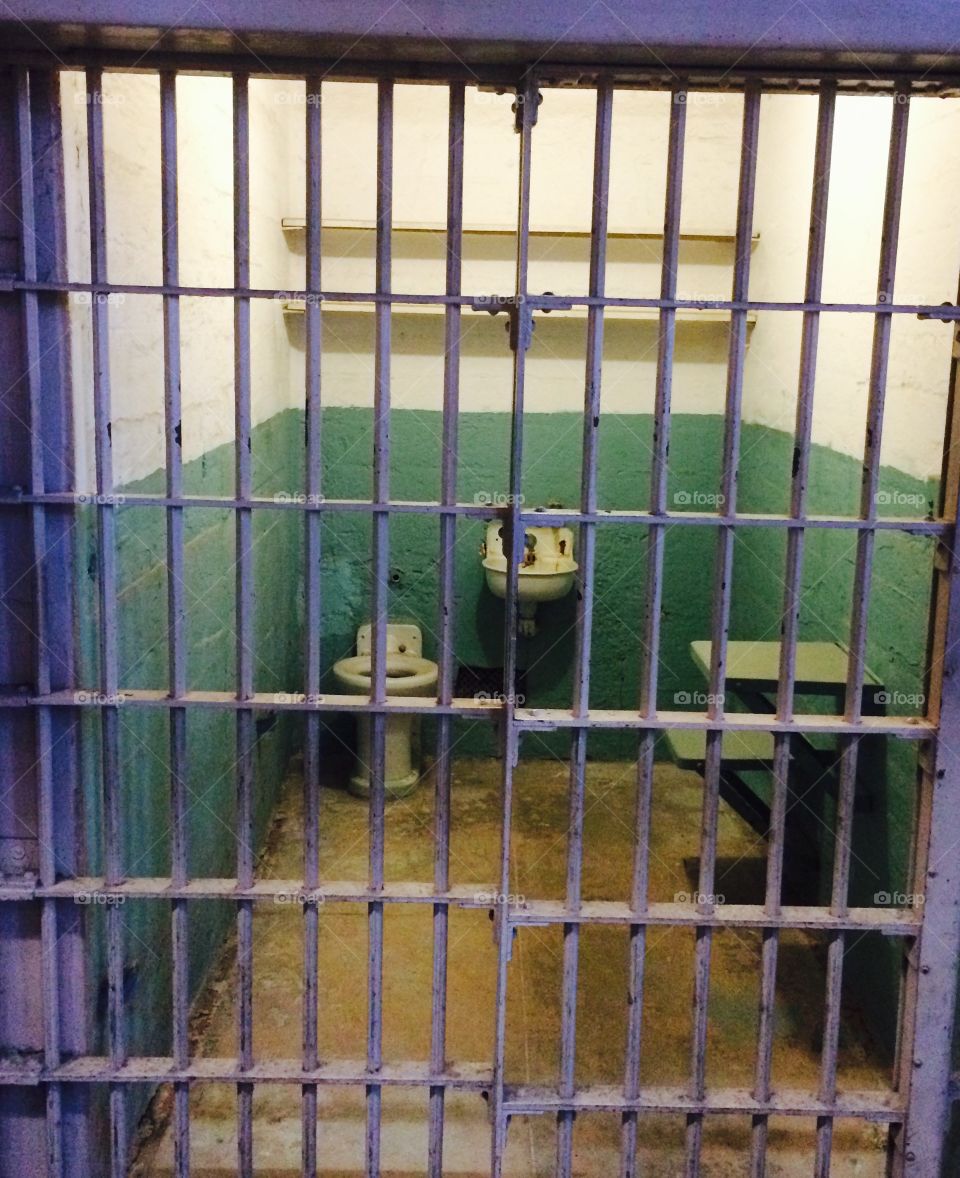 Alcatraz. Jail cell