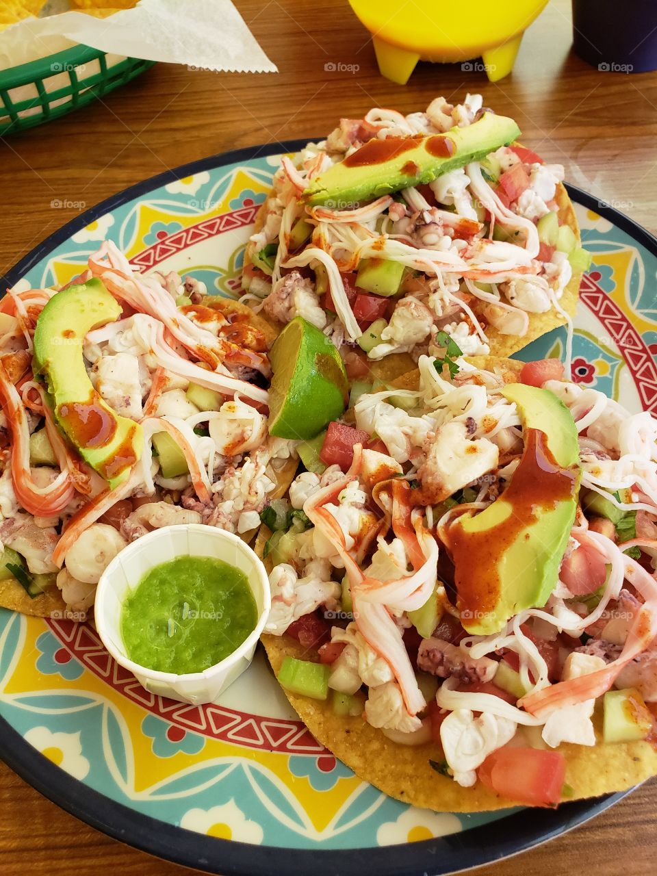 shrimp tostadas