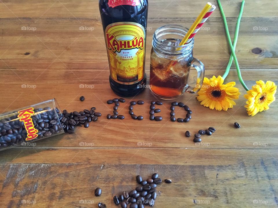 Iced coffee kahlua 