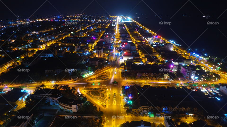 Traffic, City, Evening, Dusk, Travel