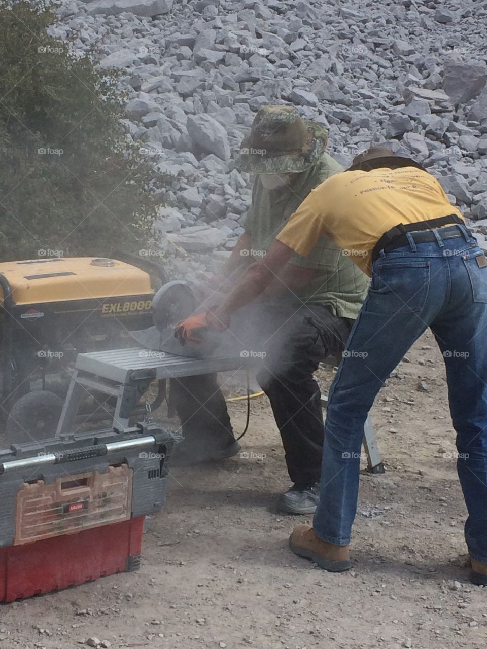 Rock cutting 