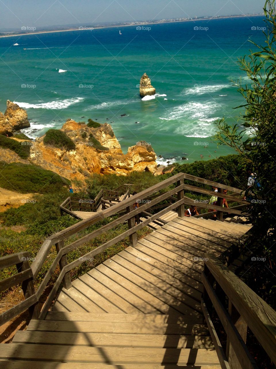 Stairs to beach