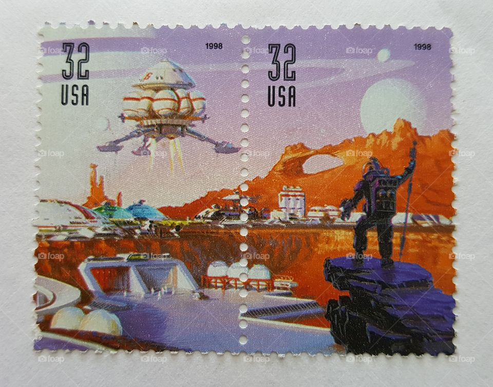 USPS Space Postage Stamp
