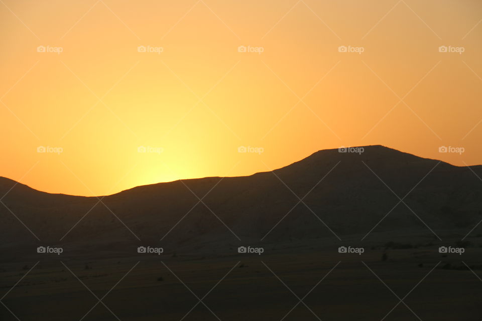 Sunset, Dawn, Desert, Evening, No Person