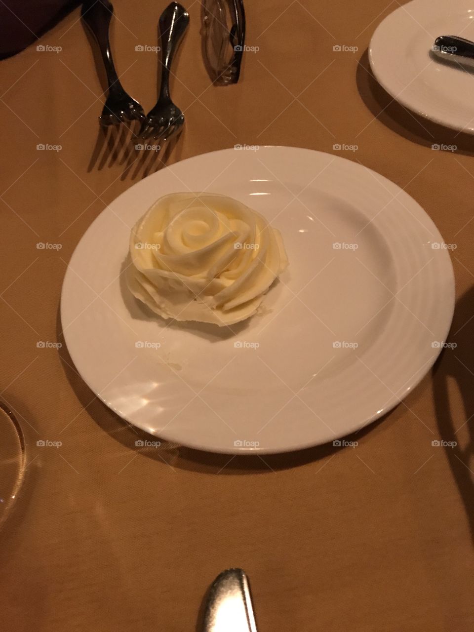 Butter that looks like a Rose