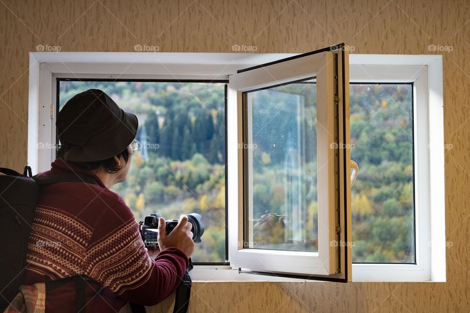 Happy hour of camera man 