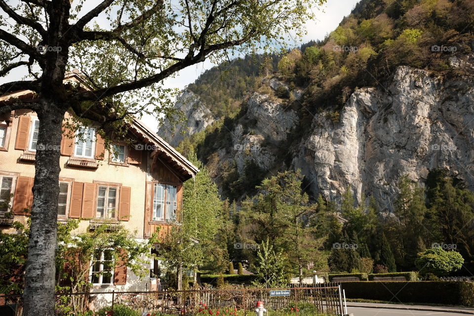 Swiss  homes in interlaken 