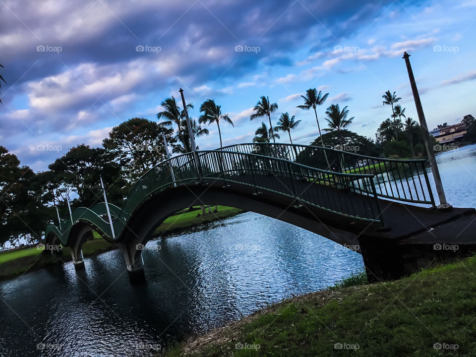 Wiloa Park pedestrian bridge