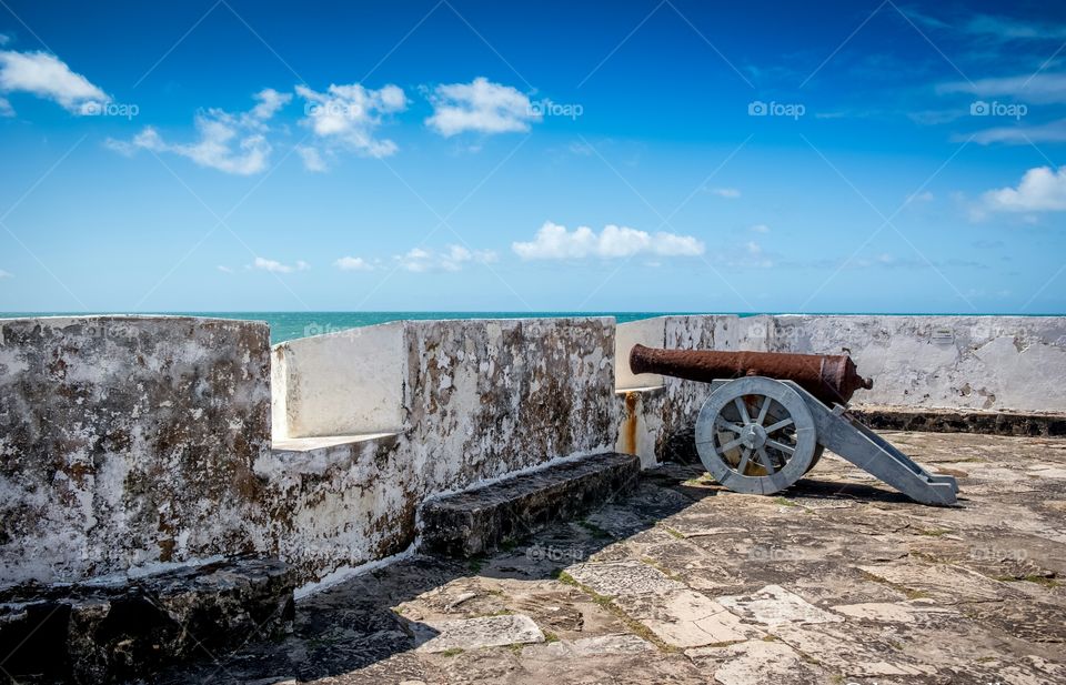 The cannon. This photo was taken when I was traveling around Natal - Rio Grande do Norte - Brasil