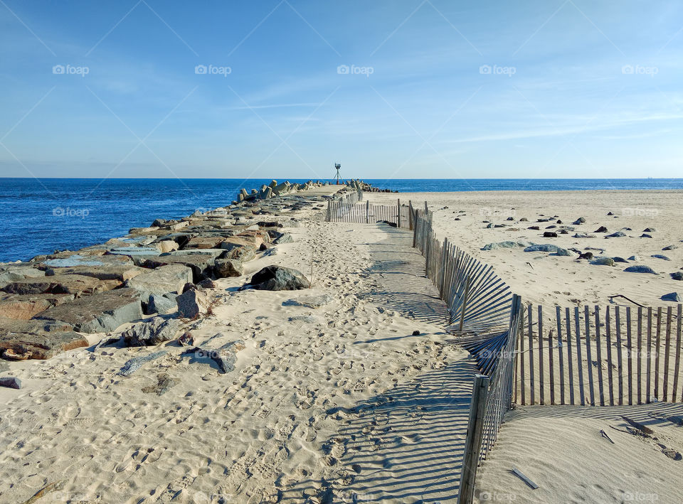 Manasquan inlet at Point Pleasant Beach New Jersey