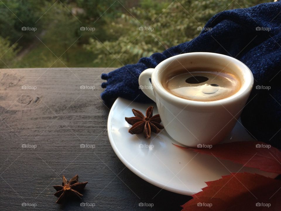 Autumn coffee