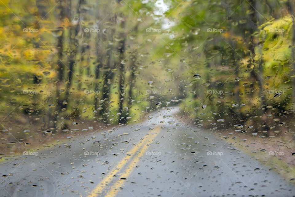 Rainy day on the Road