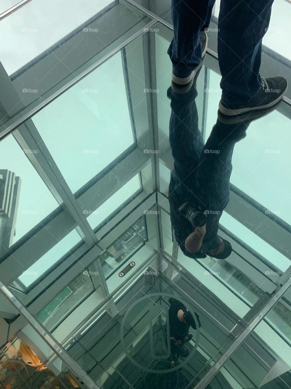 Reflection in the reflection 